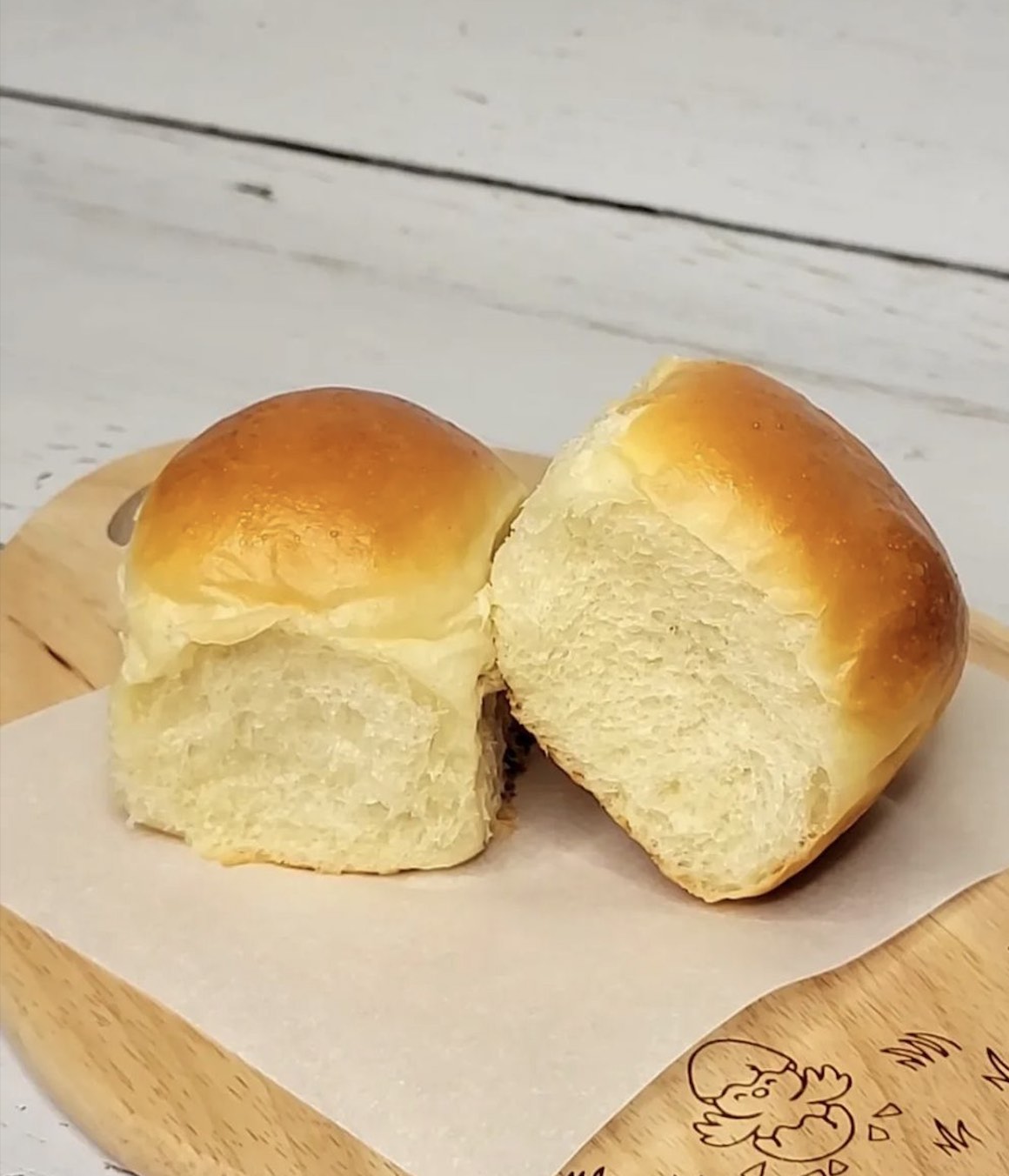 Soft golden butter pav at Dalchini, Nashik